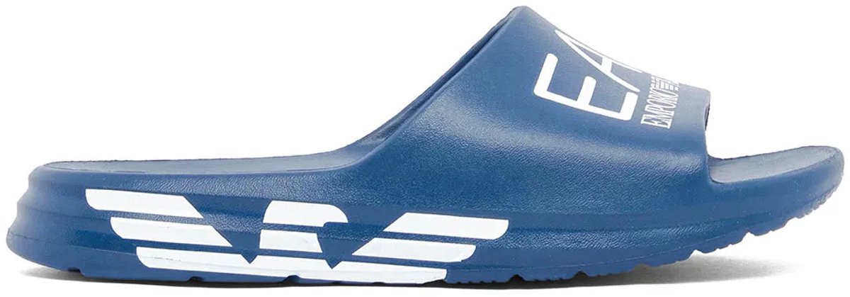 Ea7 Emporio Armani Crusher Distance Slippers Blauw EU 43