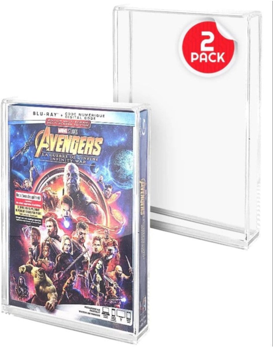 Acrylic Case 2-Pack for PS3/PS4/Blu-Ray/XBOX One