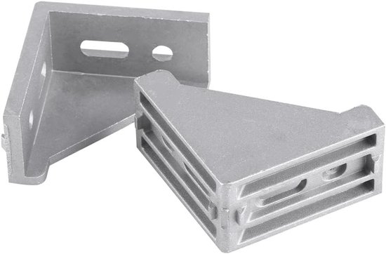 5 stuks hoekhouders van aluminiumlegering, hoekbevestiging, L-vorm — afbeelding 2