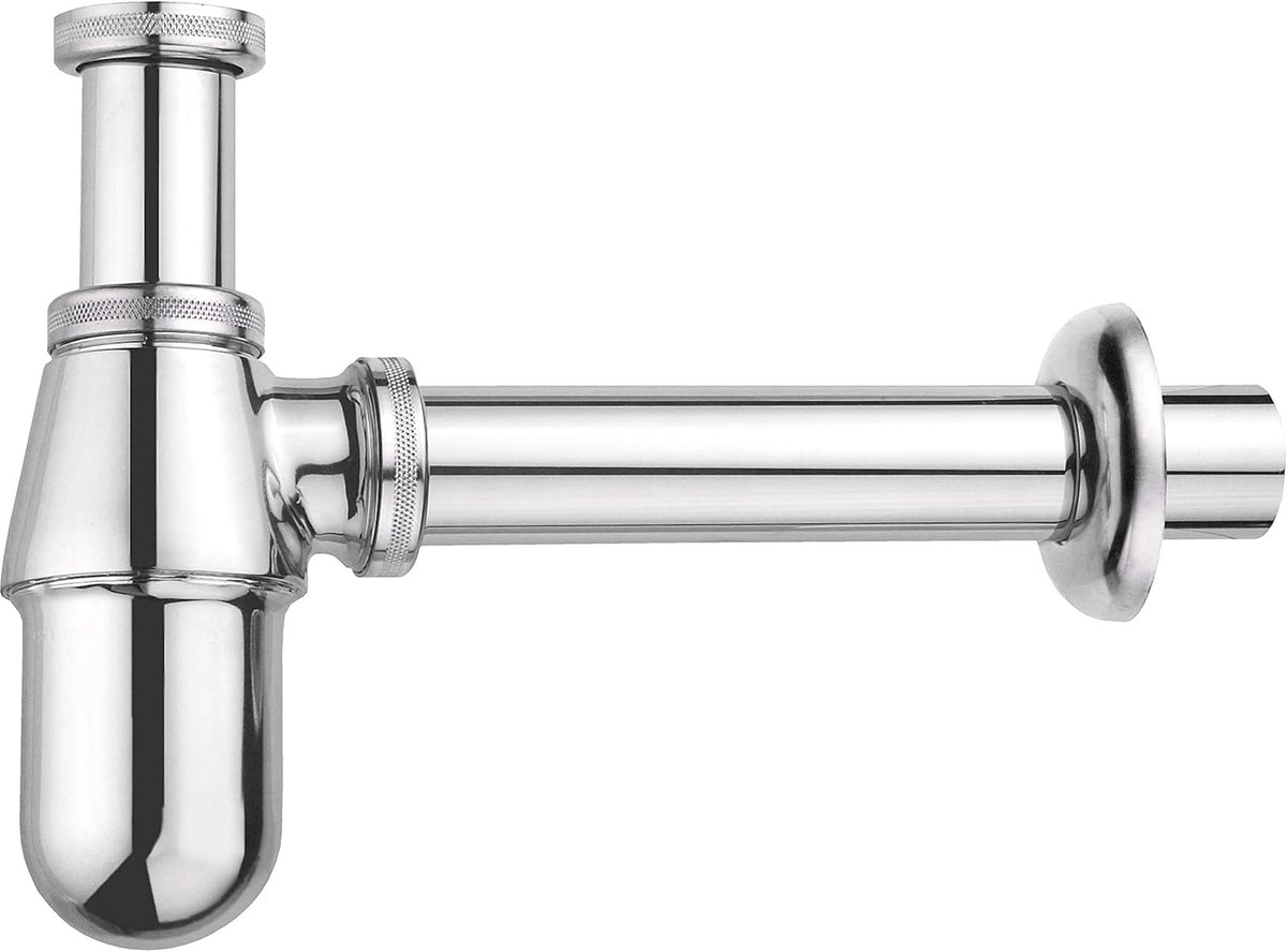 Tassen-geurafsluiter voor wastafels - 1 1/4 inch x 32 mm - verchroomd