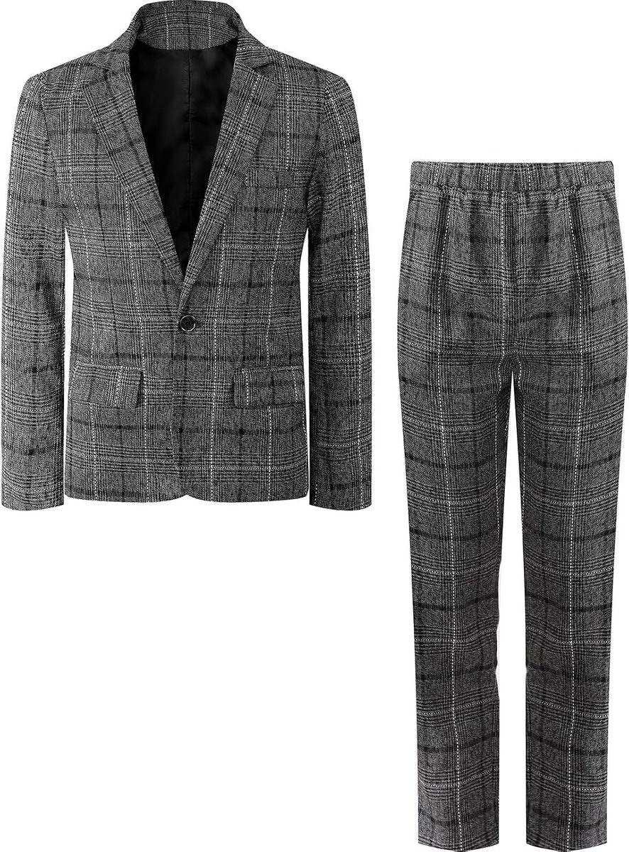 mintgreen Jongens Pak Blazer 2Pcs Formeel Bruiloft Outfits Blazer +