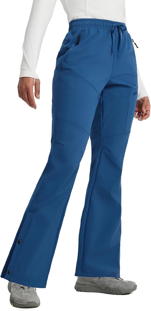 baleaf Wandelbroek voor dames, thermobroek, softshellbroek