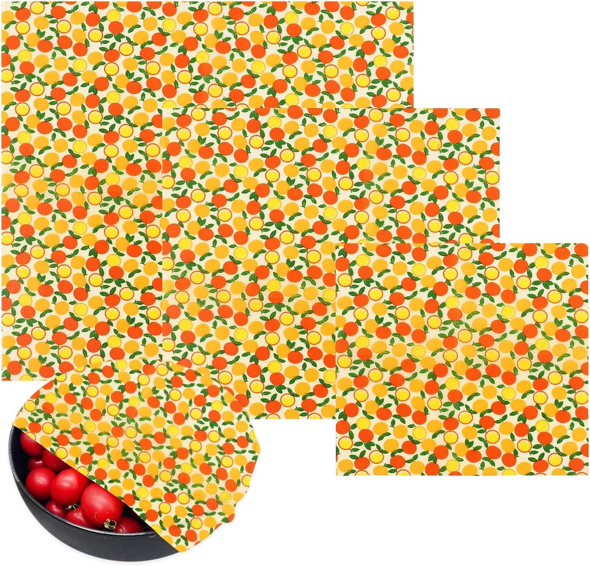 Bijenwasdoeken, waspapier voor levensmiddelen, herbruikbare