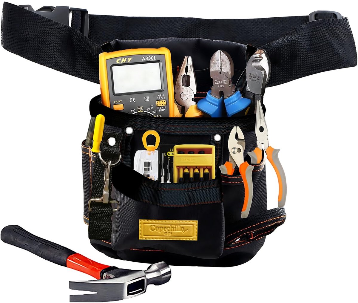 Omgoods - Professionele Tool Bag - Zwart met Verstelbare Band