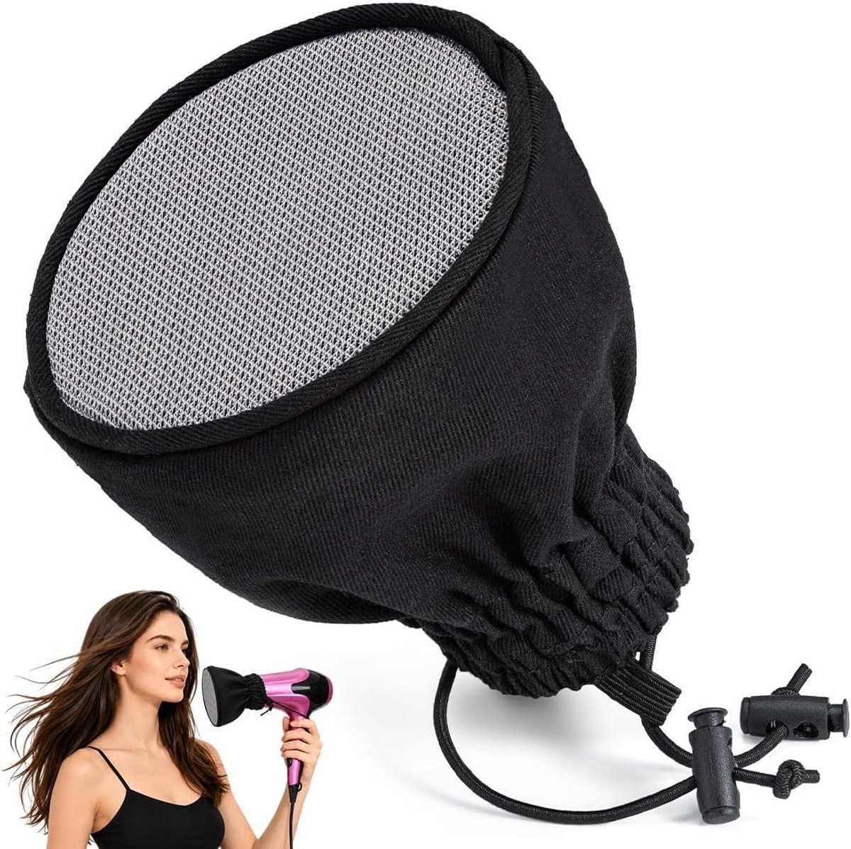 Föhn Diffuser - Canvas - Slijtvast en Kreukelbestendig - Opvouwbaar - Voor Thuis en Salons