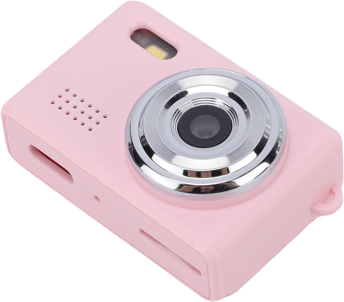 SnelShoppen - Mini Sleutelhanger Camera Videorecorder 1080P HD 2MP Ultra HD Digitale Camera met Kleurenscherm voor Kinderen en Tieners - PINK - 100 Mi
