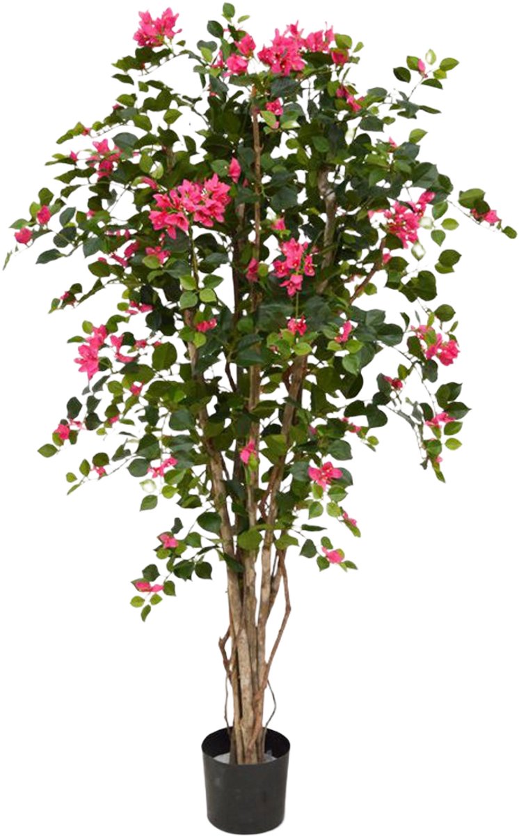 maxifleur Kunstplanten Bougainvillae kunstplant 150cm - cerise Roze