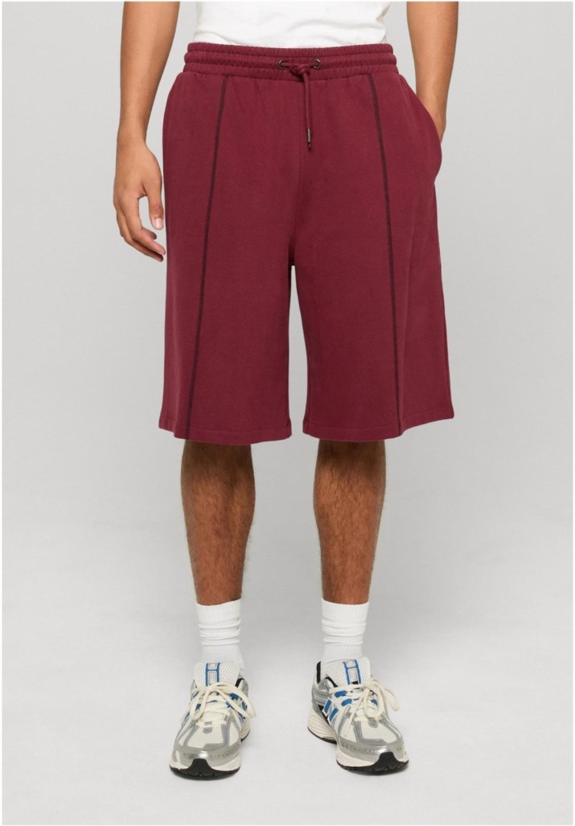 Urban Classics Contrast Seam Peached Bermuda Korte broek S Rood