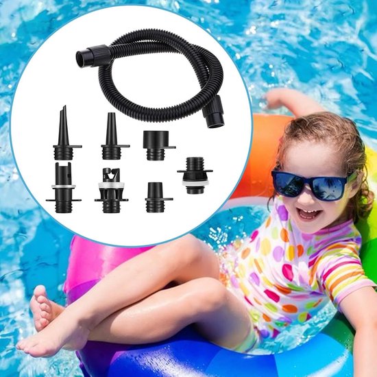 Paddleboard Pomp Adapter - Opblaas Mondstuk - Watersport Voorbereiden - Universele Compatibiliteit - 7-delige set - Setkleur — afbeelding 4