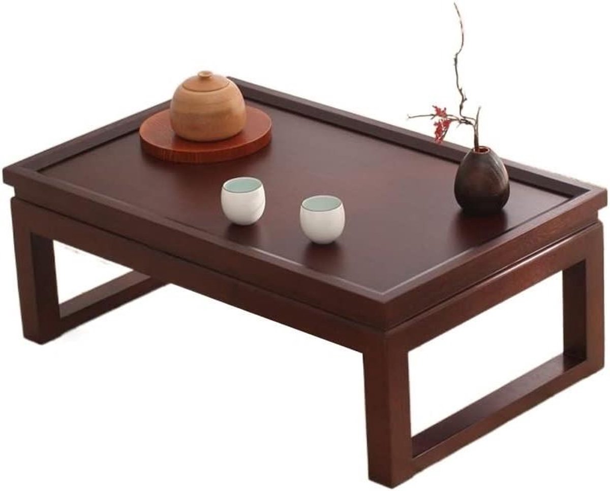 Koffietafel - Theetafel lage tafel - Woonkamer Balkon - Desktop Groove ontwerp - 45x70cm - B