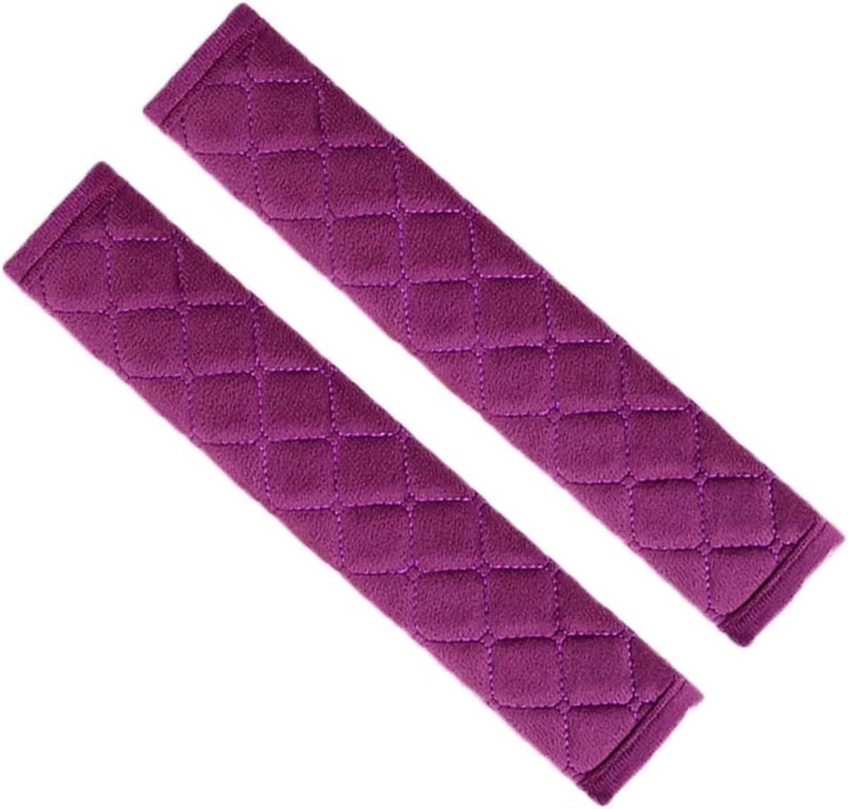 Gordelkussens - Autogordelhoezen - Comfortabel Rijden - Waterdichte Stof - 22cm - Paars