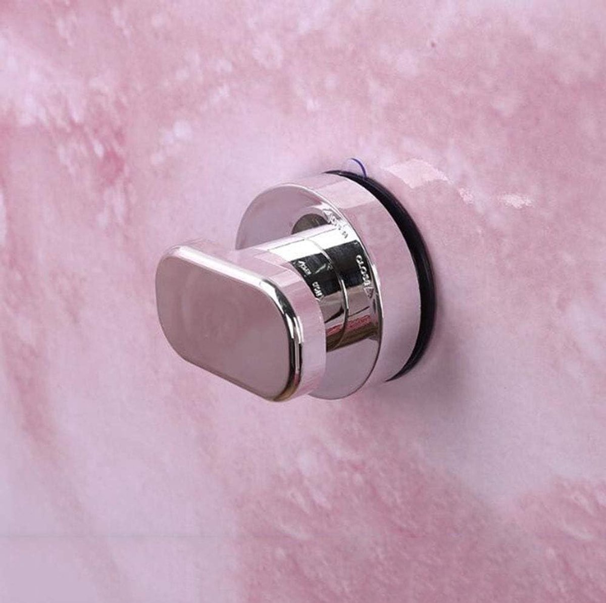 SnelShoppen - Krachtige Suction Cup Glazen Spiegel Deurhendel, Koelkastlade Badkamer Suction Cup Wand Handgreep, Bad Douche Handgreep Keuken Lade Kast