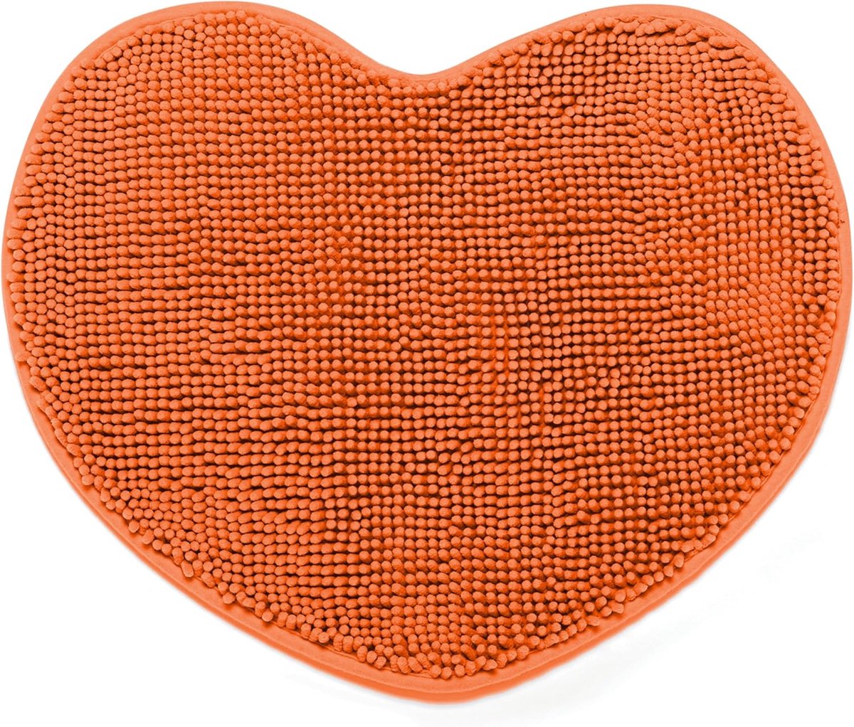 SnelShoppen - Sweet Home Badmat Hartvorm, Absorberend, Antislip Chenille Microvezel, Multifunctionele Vloermat 60 x 50 cm voor Badkamer, Kinderkamer e
