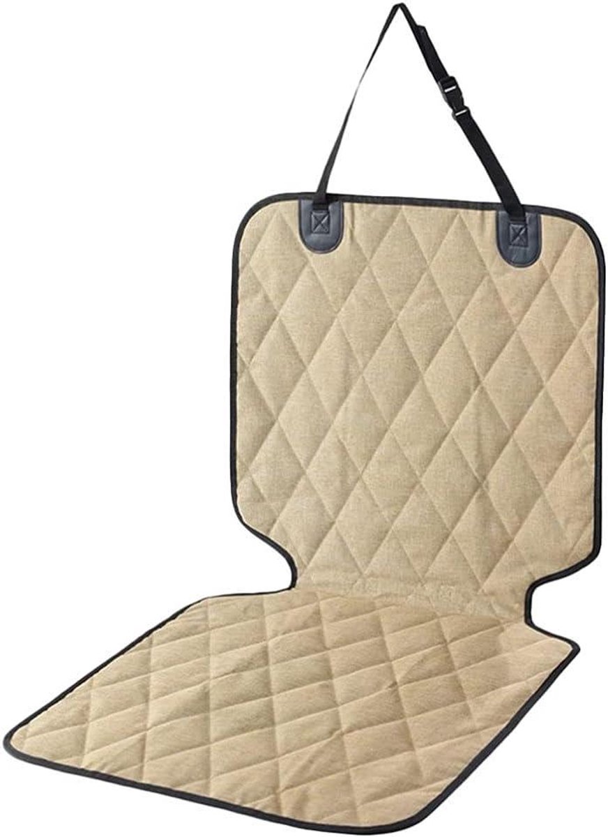 Autostoelhoes Hond - Hondenmat Auto - Huisdier Vervoer - Waterdicht en Krasbestendig - 120 x 60 cm - Lichtbruin
