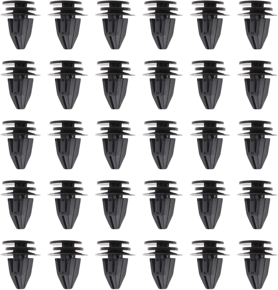 30x Auto Exterieur Zijrok Dorpel Trim Clip Zwart Plastic Bevestigingshouders Compatibel met MINI R50 R53 R56 R57 R58 07131480419