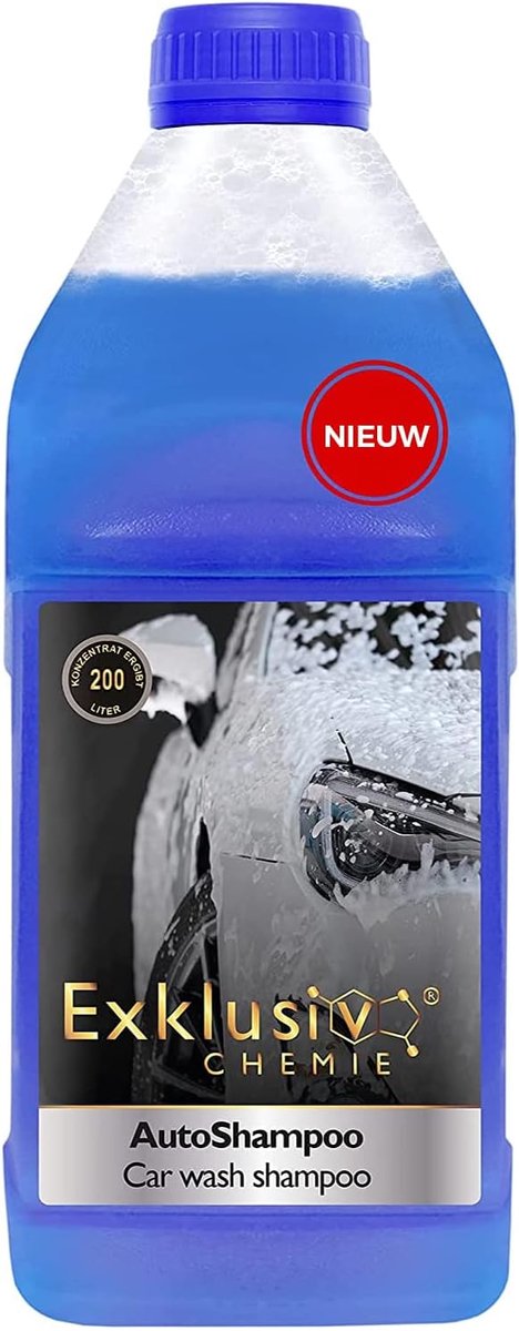 Exklusiv Chemie® Autoshampoo Concentraat 1000ml voor autowassen - Autoshampoo - pH-neutraal - ShopVlot