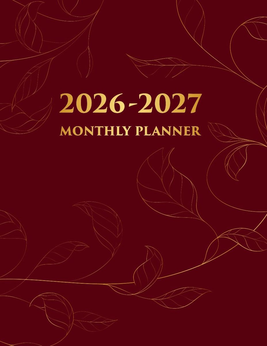 Maandplanner 2026-2027 - Twee jaar - Met wachtwoordenlog, contacten en notities - Perfect voor organisatie - ShopVlot