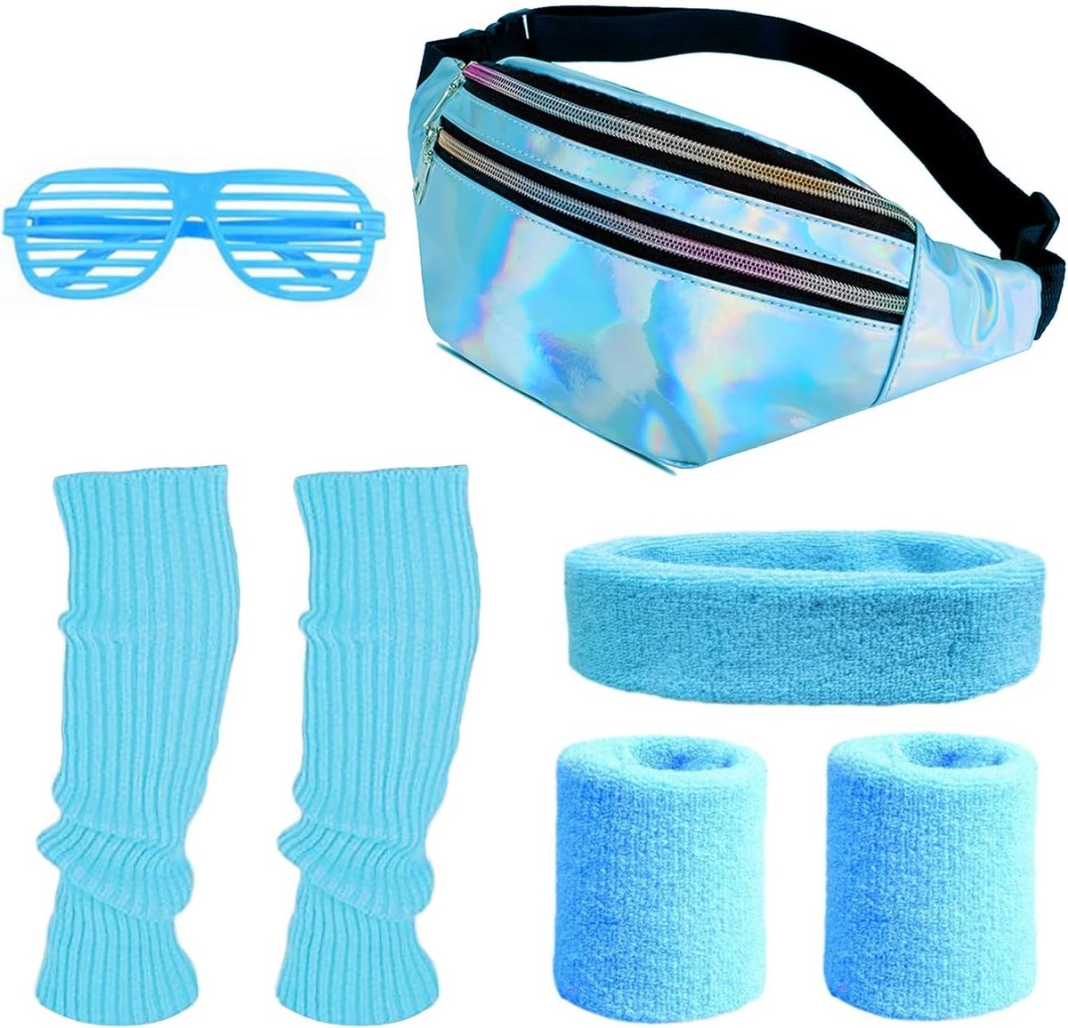 80 kleding sportset, jaren 80 90 outfit dames, jaren 80-accessoires