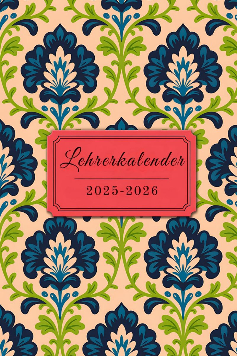 Lehrerkalender 2026 / 2027 A5 - gestructureerde planner - voor docenten - overzichtelijk lesrooster - ShopVlot