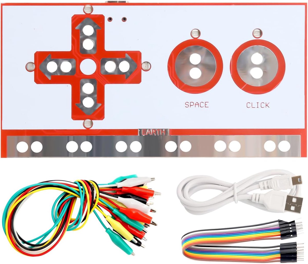 M-K-Set Kit voor M-K-Controller Board, inclusief USB-datakabel, krokodillenklemmen en overbruggingskabels, perfect voor training en doe-het-zelf-innovatie