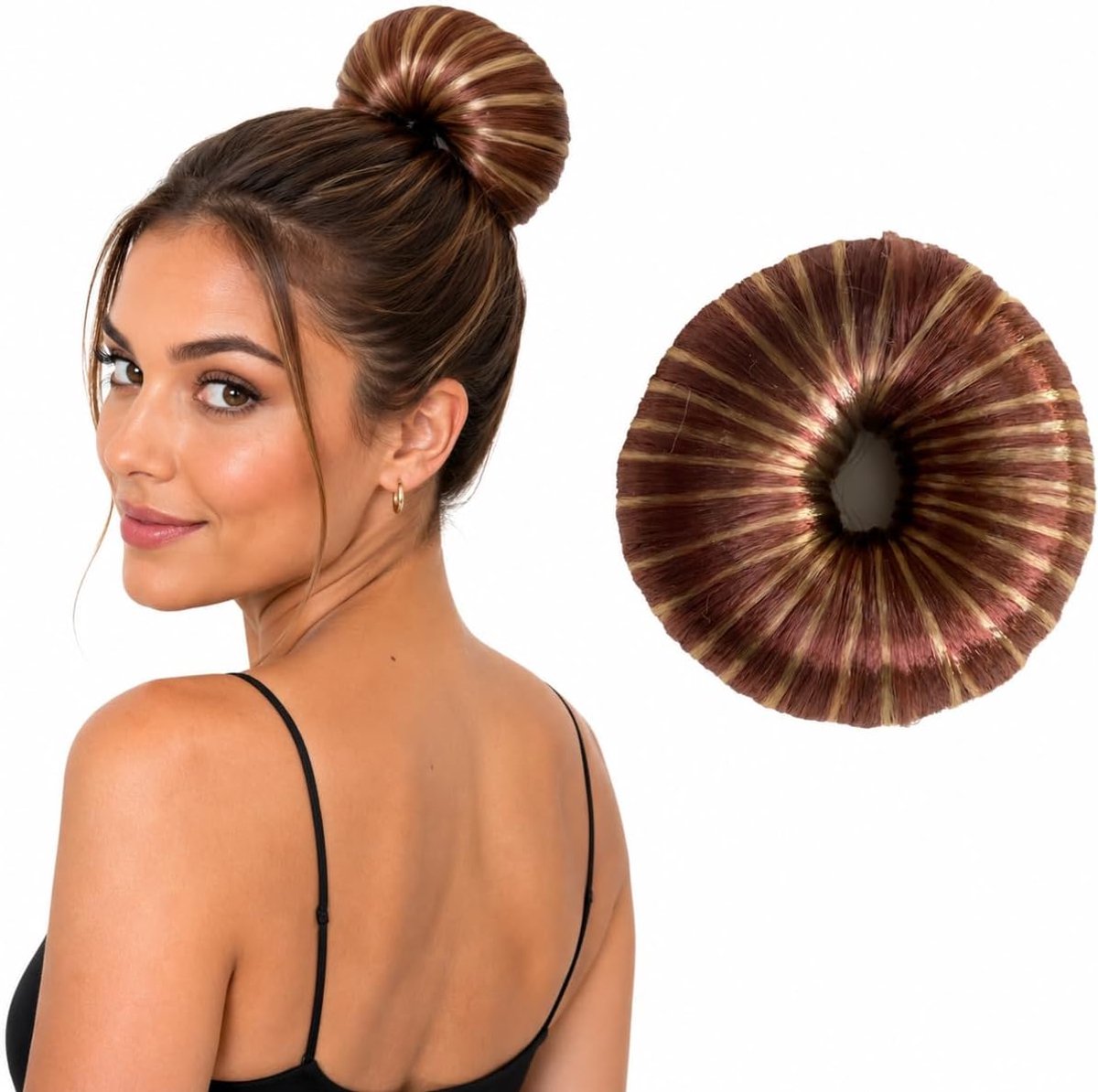 Knoopringen Knooprol Haarknot Dutt Donut Bun Maker Up Do Haarstyler