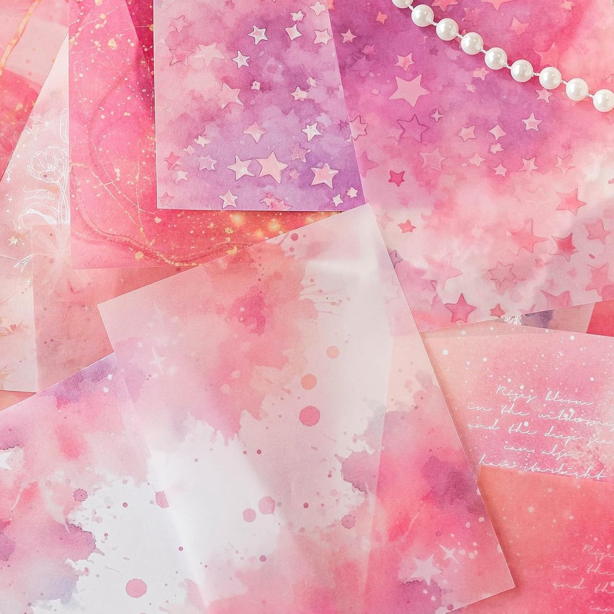 Papier Accessoires voor Journaling, 60 vellen Scrapbooking Papier