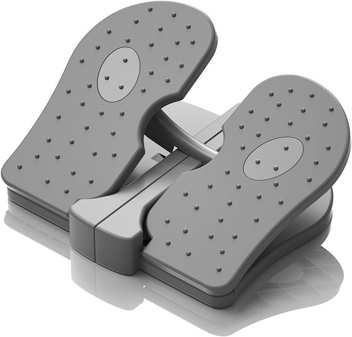 SnelShoppen - Onder Desk Stepper - Draagbare Voetpedaal Trainingsmachine - Mini Vouwbare Leg Oefening Trainer voor Thuis en Kantoor - Comfortabele Gri