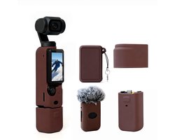 Housse de protection Casalora pour DJI Osmo Pocket 3 - Silicone - Coque - Accessoires caméra d'action - Brun