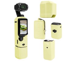Casalora Beschermhoes voor DJI Osmo Pocket 3 -Silicone - Cover - Action Cam Accessoires - Geel