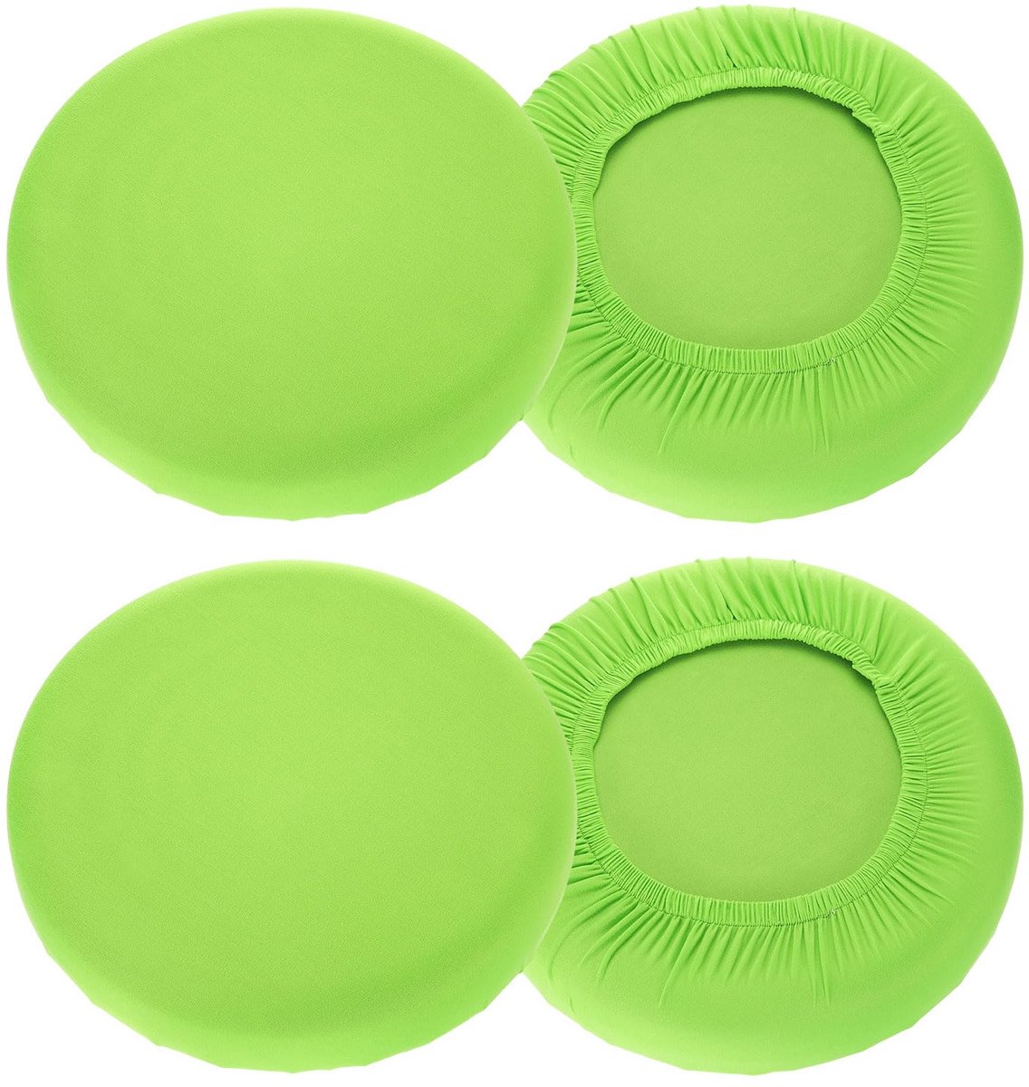 Krukhoezen 40-50 cm - wasbaar en stofdicht - elastiek voor perfecte pasvorm - ideaal voor bar en keuken - SnelShoppen