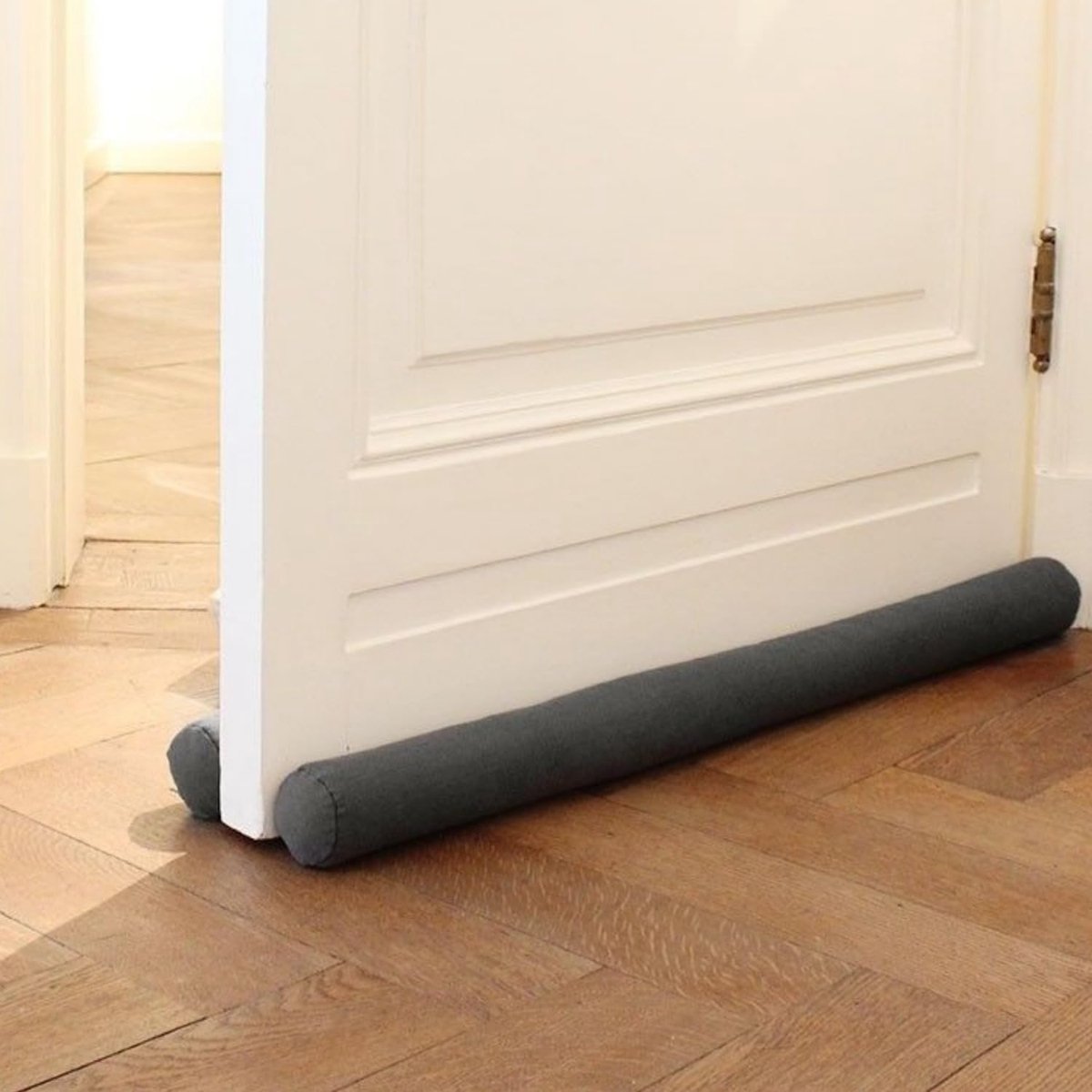 Draaitrekker 90 cm - Grijze Deurrubber - Bescherming tegen tocht en geluid - Houdt warmte binnen - SnelShoppen