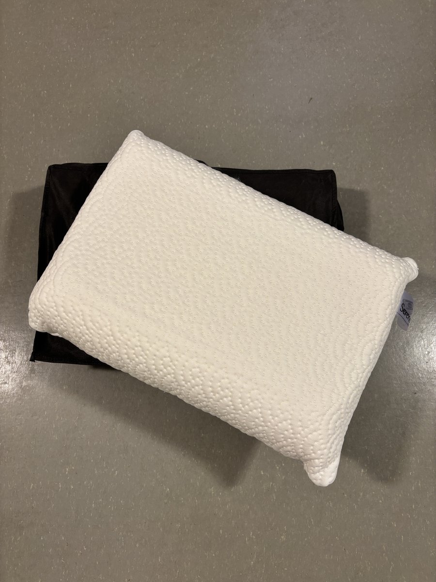 Mahoton Serene - hoofdkussen - 100% natuurrubber - 12/14cm Soft - Verhoogde neksteun - Tencel tijk