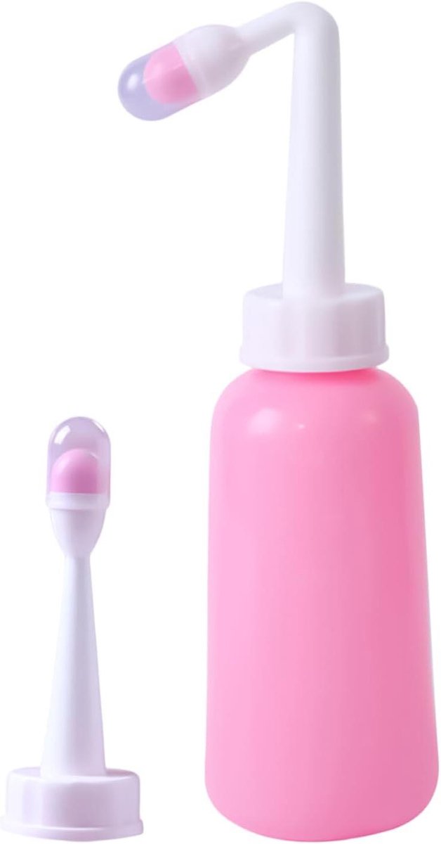Handbidet Draagbaar - Reisbidet Sproeifles - Persoonlijke Hygiëne - Hittebestendig TPE Materiaal - 669 inch sproeier - Wit