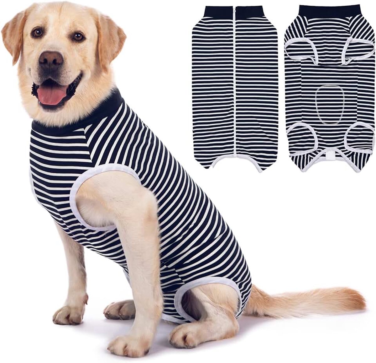 Na Operatie Met Ritssluiting - Eendelig voor Honden Na de Operatie, Castratie - Wondbescherming Herstelanzug voor Teef en Reu - Kegel-Alternatief