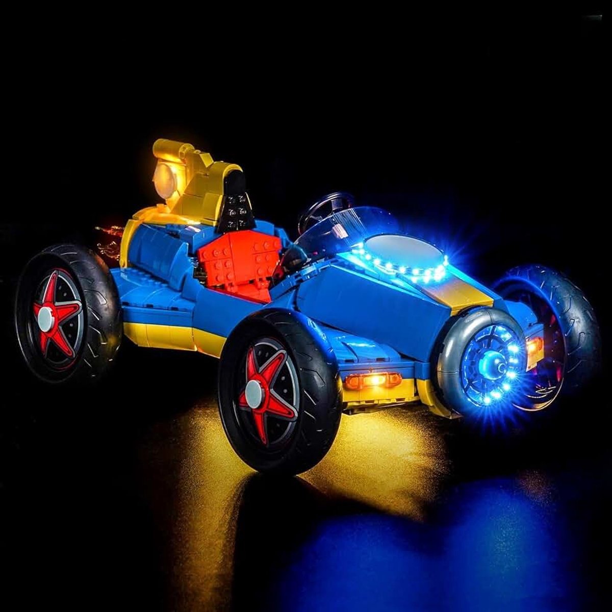 Lichtset, compatibel met Lego Luigi & Mach 8 72050 (geen model), led-verlichtingsset compatibel met Lego Luigi & Mach 8 bouwstenen model