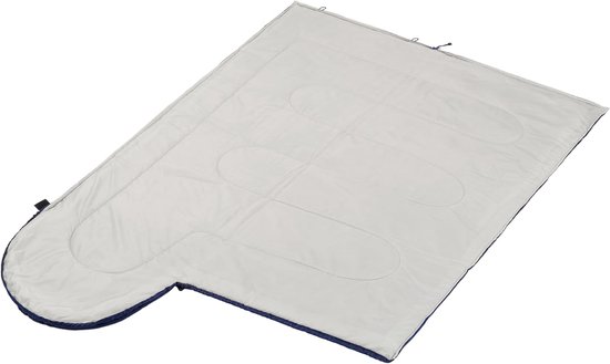 Slaapzak Rechthoekig - Outdoor Deelbaar - Kamperen en Reizen - Waterafstotende Buitenkant - 220 x 72 cm - Blauw — afbeelding 4