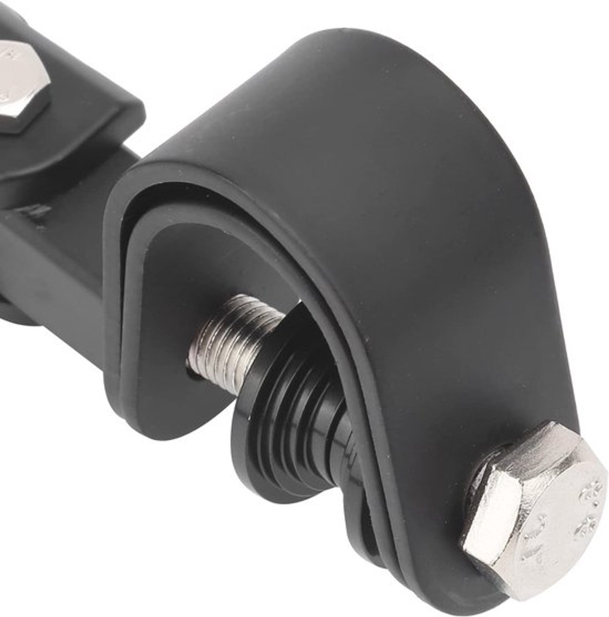 Motorfiets Voetsteunen Klem, 7-1/2 Inch Rubber en Metaal, Links en Rechts, Geschikt voor 1 Inch Motor Beschermbalk (1 Paar) - Comfort en Veiligheid Tijdens het Rijden