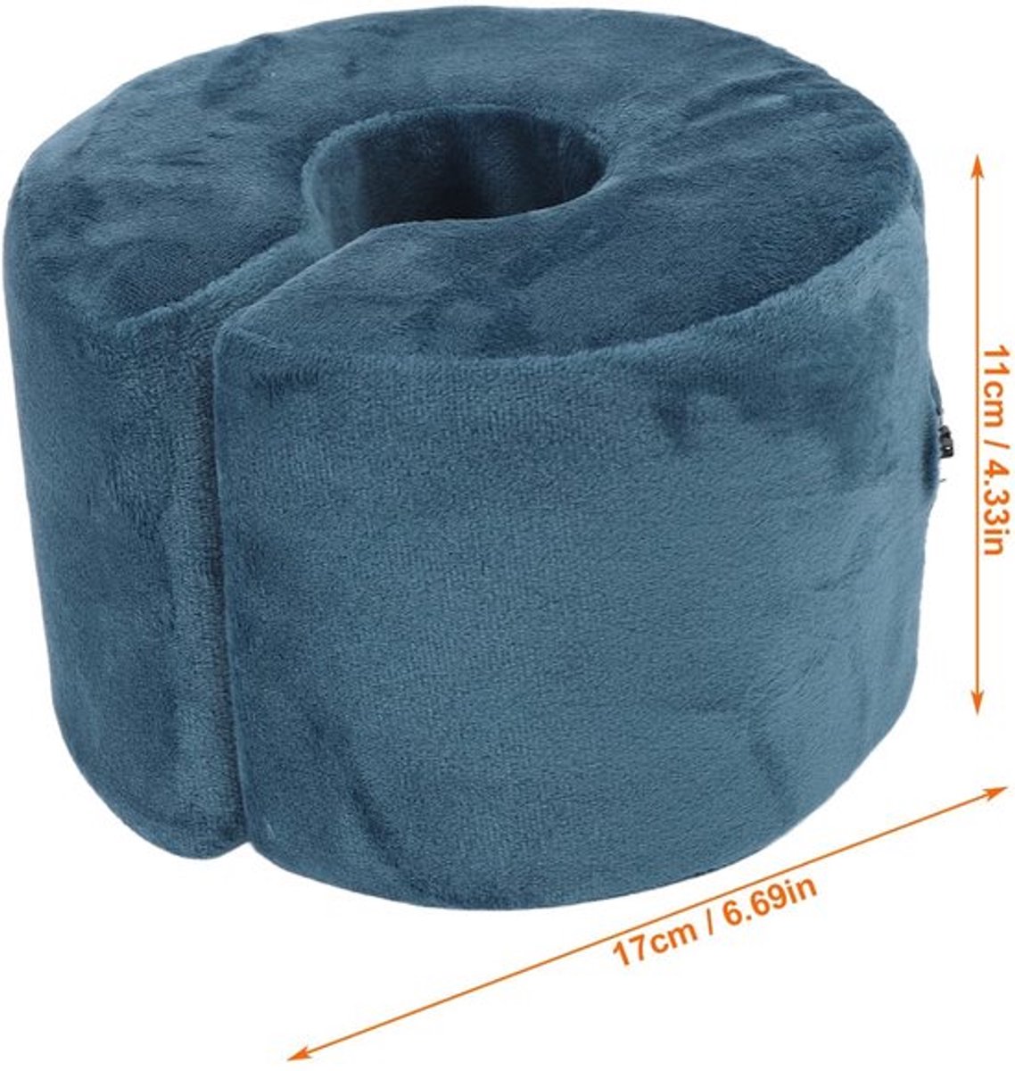 Hielkussen Ondersteuning - Hielkussentjes voor Doorligwonden - Enkel Hiellift - Donut Kussen - 2 Stuks - 17 X 17 X 11 Cm - Voetkussen