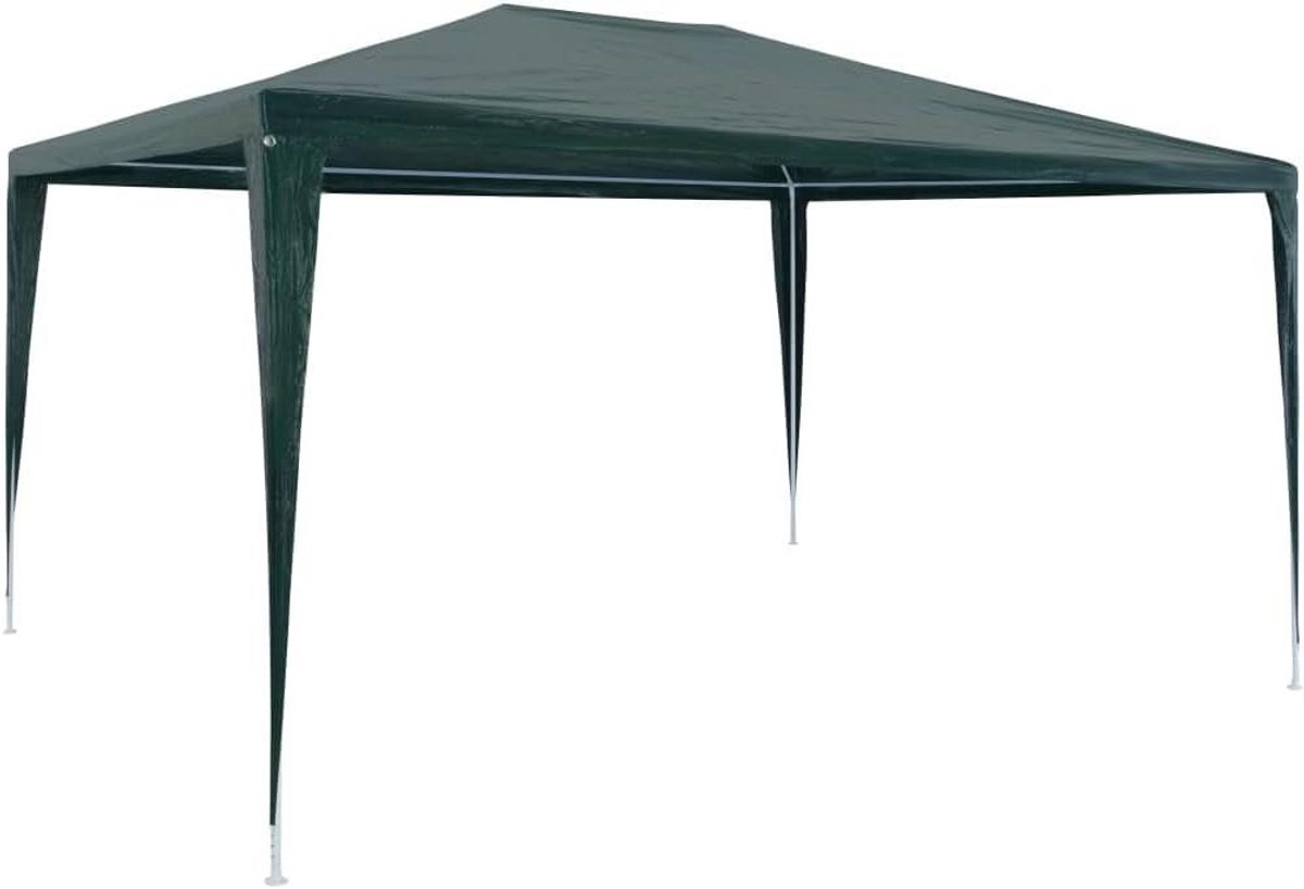 Partytent PE - Waterdicht paviljoen - Feestelijke bijeenkomsten - Stabiel stalen frame - 3x4 meter - Groen