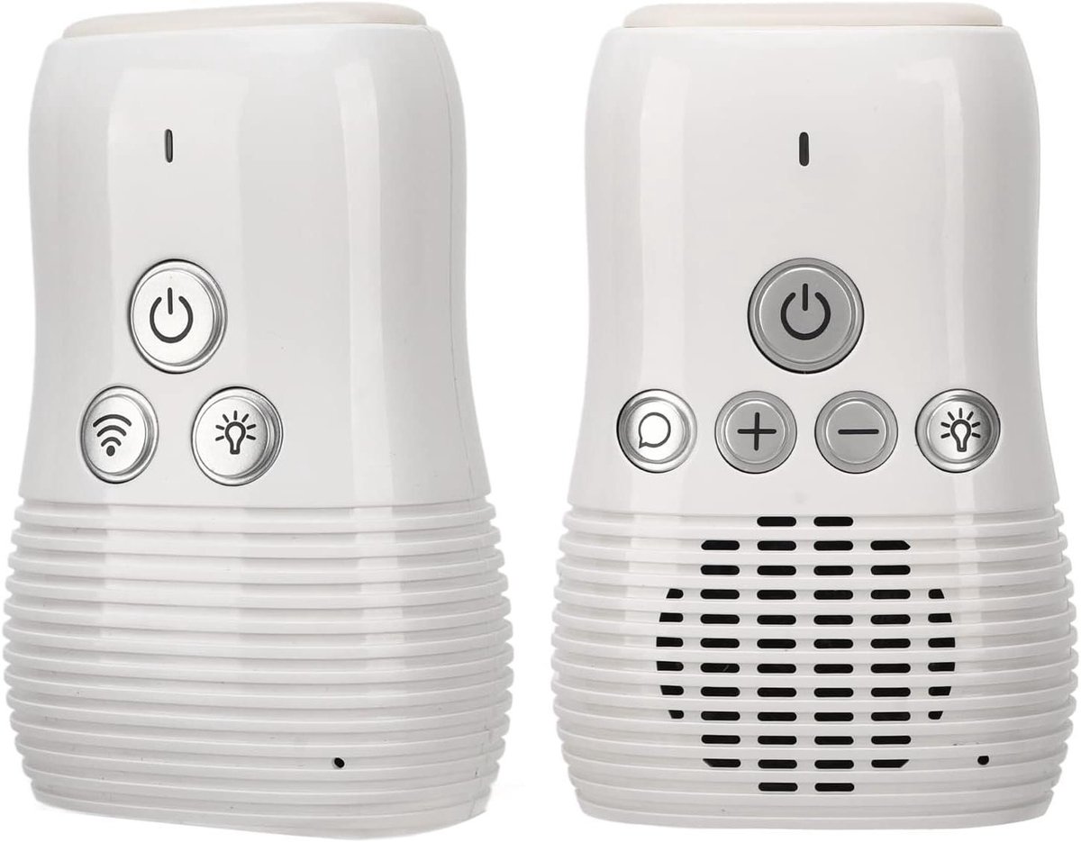Babyfoon met Geluid - Communicatie Monitor - Kind Bewaken - Nachtzicht - 20 Uur Standby - Wit