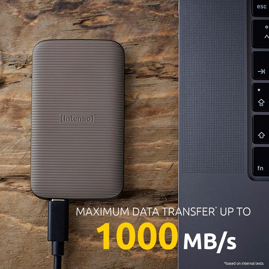 Externe SSD - Portable Drive - Snelle Data Transfer - USB 3.2 Gen 2x1 - 1 TB - Bruin — afbeelding 4