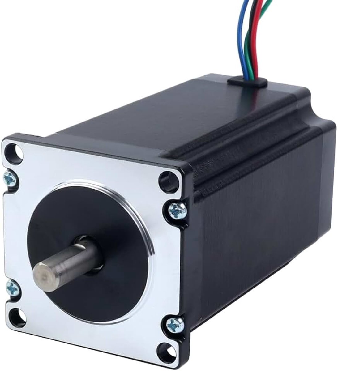 Nema 23 Stappenmotor, φ8 mm, as, bipolair, 3 Nm, 5 A, 57 x 57 x 100 mm, 4 draden, CNC 3D-printer