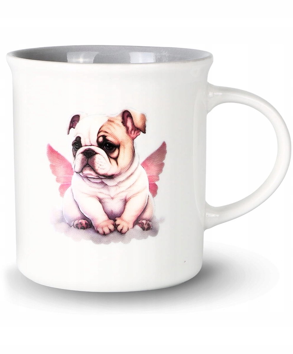 Veroni Cora Porseleinen Mok 330ml - Schaduwrijke Honden-motieven