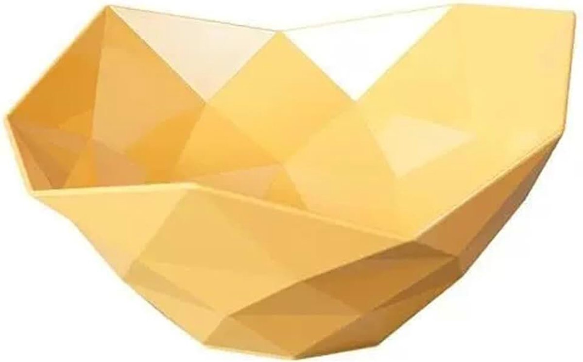 Fruitschaal Fruitlade Thuis Woonkamer Salontafel Snoepmand Snackplaatsingslade Senior Fruitopberglade Moderne fruitlade(Yellow,Klein)