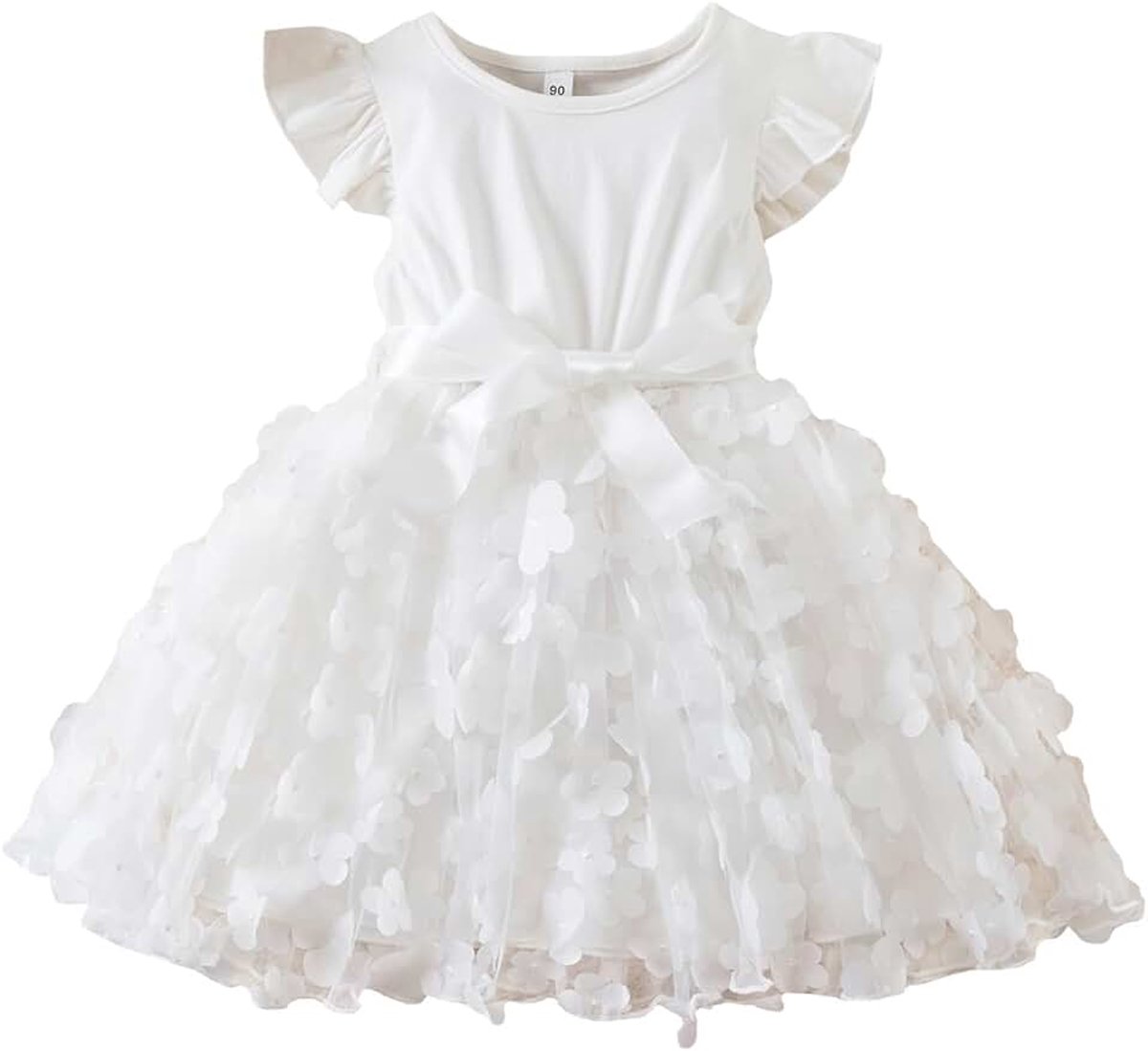 Kleding voor peuters, meisjes, tutujurk, ruches, bloemen, sterrenhemel, jurk, zomer, party, prinses, zomerjurk