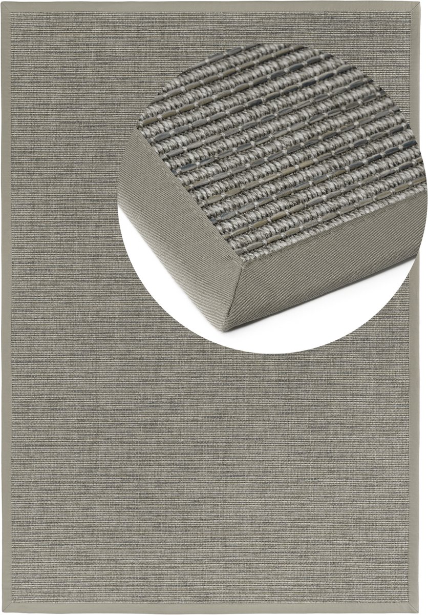Vloerkleed Naturino Basic S2 zilver 004 Stripes