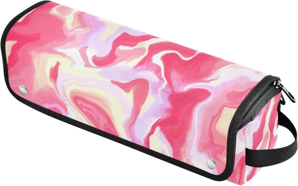 Haargereedschap Tas - Reis Organizer - Veilig Opbergen - Hittebestendige Mat - 37 x 10 x 10 cm - Abstract Patroon