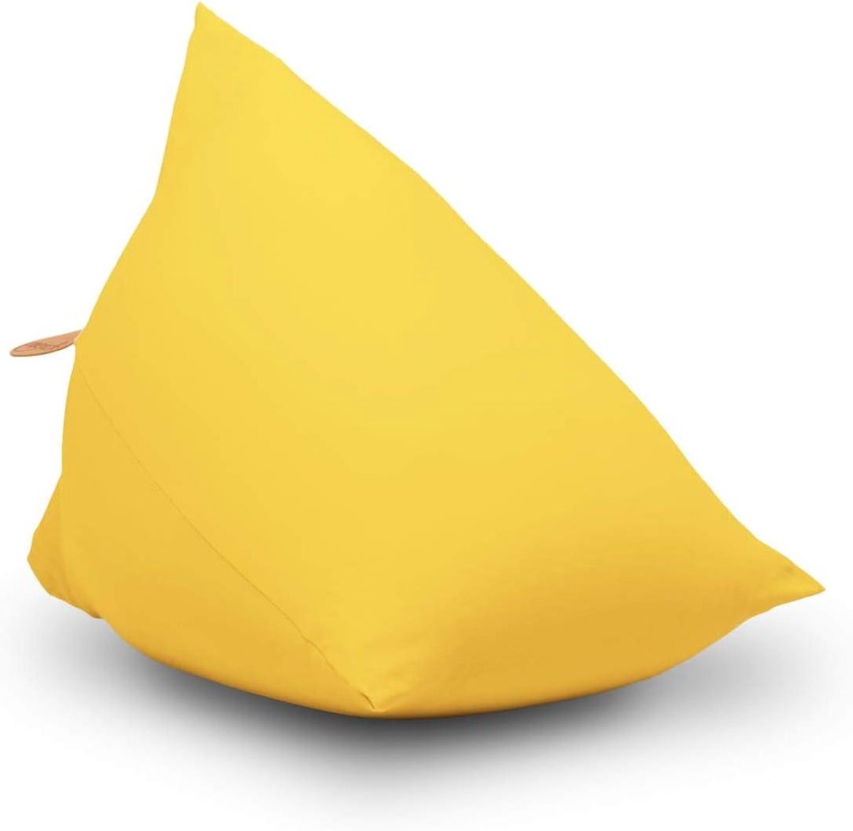 Kinder zitzak - Zitkussen zacht - Comfortabel zitten - Ergonomische steun - 60x60x60 cm - Donkergeel