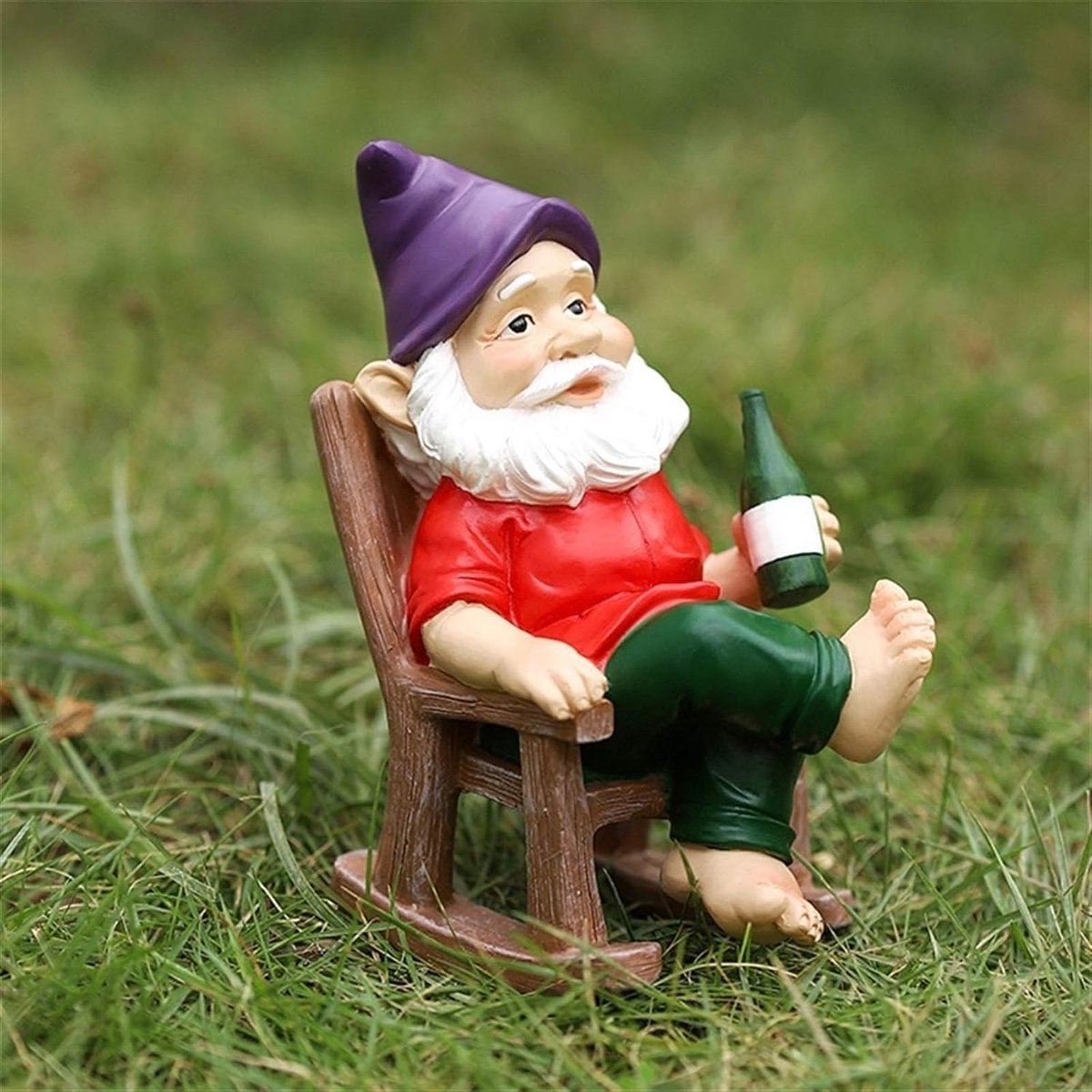 Dender, Tuinkabouter weerbestendig, Tuin Ornamenten, Benen Dwerg Cartoon Garden Hars Crafts, Familie Hof Decoraties, Fee Tale Garden Miniatuur, Tuincijfers voor buitenkant, Tuinhond Grappi