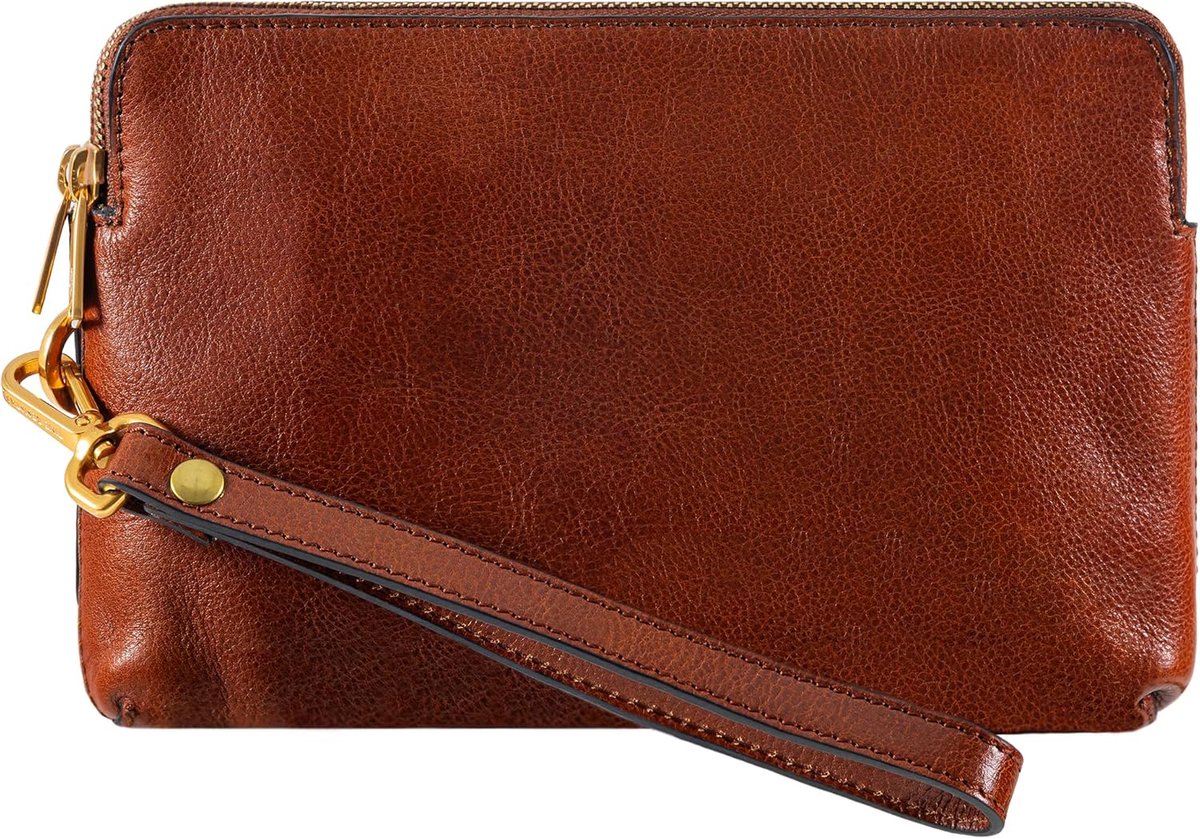 Resistance Lederen Clutch Voor Heren - Organizertas Voor Heren - Polstas - Aktetas Handgemaakt In Italië - Inclusief Geschenkdoos
